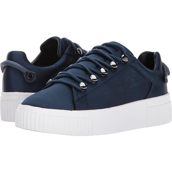 Kendall & Kylie Rae Navy Blue Casual Platform Sneaker KKRAE3 Womens 5.5 - Picture 1 of 16